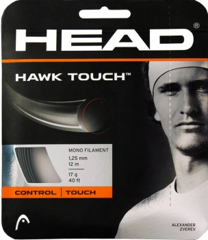 Besaitung mit HEAD Hawk Touch 1.3mm grey (Arbeitslohn + 12m Saite)
